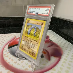 1999 Pokemon Game Onix Shadowless Card #56 PSA 9 MINT - Image 3