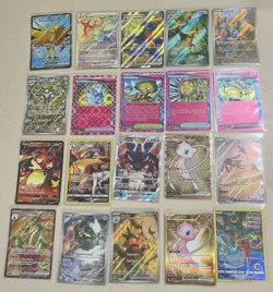 20 Card Pokemon TCG Lot Illustration Rare Ace Spec ETB Promos Charizard Gold Mew - Image 1