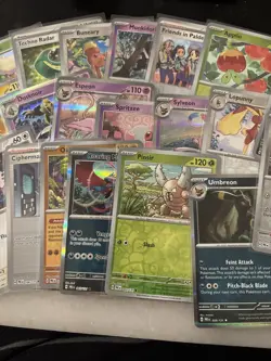 2025 Prismatic Evolutions 50 Card Reverse Holo & Holo Lot - Umbreon, Espeon, etc - Image 5
