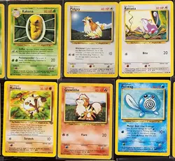 Pokemon Vintage Lot Base Jungle Fossil Rare 1999 50 Cards No Duplicates WOTC - Image 3
