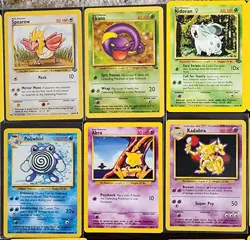 Pokemon Vintage Lot Base Jungle Fossil Rare 1999 50 Cards No Duplicates WOTC - Image 4