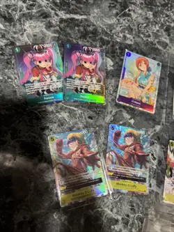 One Piece Tcg Lot X16 Cards Many Illustration Box Promos Near Mint - Image 3