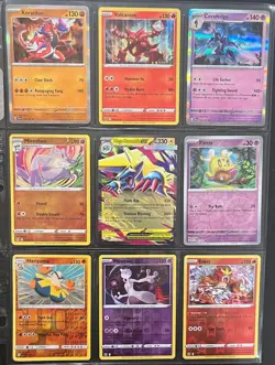 Lot of Pokemon TCG - 9 Holo / Reverse Holo Cards (Mega Manectric EX) - Image 1