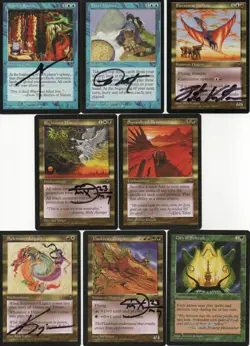 164-Card NEAR-COMPLETE M:tG VISIONS Set - 47 RARES! - 95 SIGNED by 37 Artists! - Image 2
