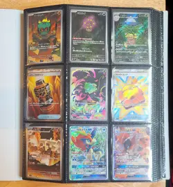 Pokemon Card Binder Collection Japanese Full Art CHARIZARD ex V VMAX FA Rare Lot - Image 1