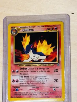 Pokemon TCG Quilava Neo Genesis 46/111 Unlimited Uncommon Card WOTC NM - Image 1