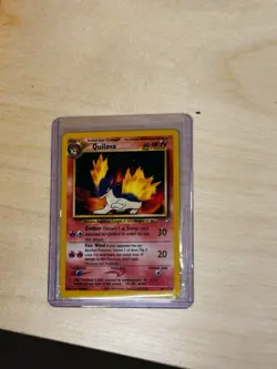 Pokemon TCG Quilava Neo Genesis 46/111 Unlimited Uncommon Card WOTC NM - Image 2