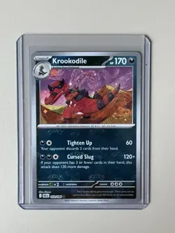 Krookodile 059/086 Masterball Reverse Holo Black Bolt Pokemon Cards Pack Fresh - Image 1