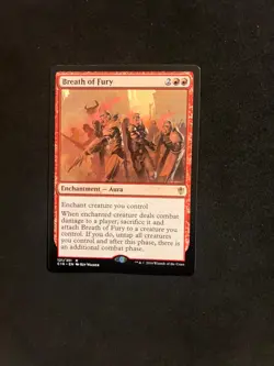 Breath of Fury #121 [Commander 2016] Magic MTG Cards LP - Image 1