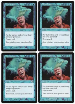 Mental Note x4 4x 2002 Judgment PLAYSET Blue Common Instant MTG NM AZ1 - Image 1