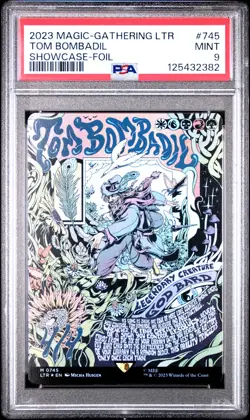 2023 MTG THE LORD OF THE RINGS: TALES OF MIDDLE-EARTH SC-FOIL TOM BOMBADIL PSA 9 - Image 1