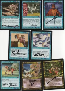 NEAR-COMPLETE MTG M:tG MIRAGE Set - 98 RARES! - 193 SIGNED by 43 Artists! - Image 3