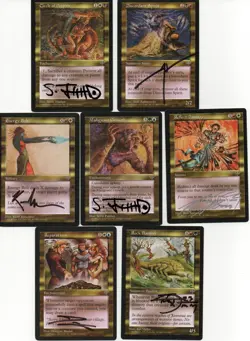 NEAR-COMPLETE MTG M:tG MIRAGE Set - 98 RARES! - 193 SIGNED by 43 Artists! - Image 4