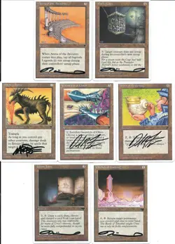 COMPLETE M:tG MTG CHRONICLES Set with 83 SIGNED by 22 Different Artists! - Image 1