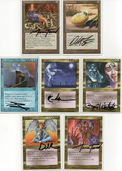 COMPLETE M:tG MTG CHRONICLES Set with 83 SIGNED by 22 Different Artists! - Image 2