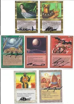 COMPLETE M:tG MTG CHRONICLES Set with 83 SIGNED by 22 Different Artists! - Image 3