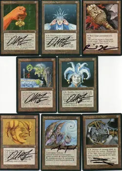 NEAR-COMPLETE M:tG MTG ICE AGE Set (108 Rares!) with 210 SIGNED by 28 Artists!! - Image 1