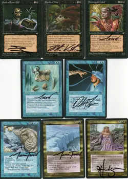 NEAR-COMPLETE M:tG MTG ICE AGE Set (108 Rares!) with 210 SIGNED by 28 Artists!! - Image 3
