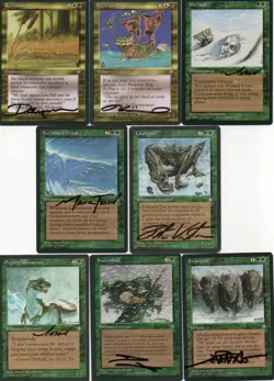 NEAR-COMPLETE M:tG MTG ICE AGE Set (108 Rares!) with 210 SIGNED by 28 Artists!! - Image 4