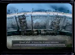 Sorcery: Contested Realm Great Wall A Unique Site Colossal Obstruction Beta Foil - Image 1