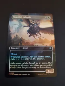 Youthful Valkyrie - Borderless FOIL - MtG Foundations - NM - Image 1