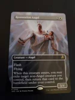 x1 Restoration Angel - Borderless R MTG Innistrad Remastered M/NM - Image 1