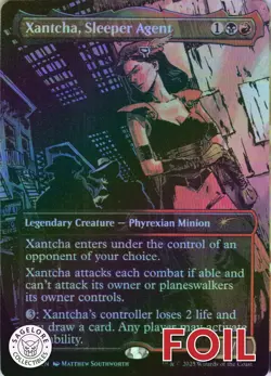 MTG Xantcha, Sleeper Agent (24) | NM Foil | Secret Lair Countdown Kit {SLC} - Image 1