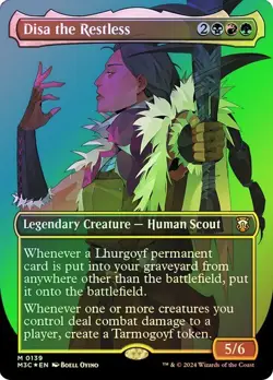 Disa the Restless (Borderless) Commander: Modern Horizons 3 Foil MTG Magic - Image 1
