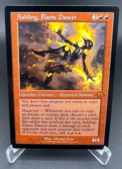 Ashling, Flame Dancer (Retro Frame, Regular, #415) Modern Horizons 3 (MH3), MTG - Image 3