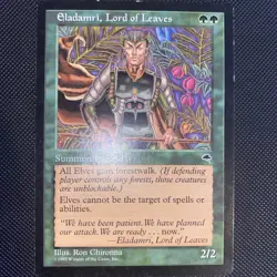English - MTG Eladamri, Lord Of Leaves - MP - Reserved List - Tempest - Image 1