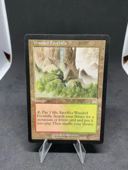 Wooded Foothills Onslaught Regular MTG 330 MP/LP - Image 1