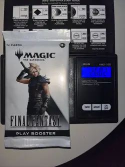 Heavy 26.02g Magic The Gathering Sealed Final Fantasy Booster Pack - Image 1