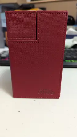 Ultimate Guard 100+ Xenoskin Flip n Tray Deck Case Box Monocolor Red - Image 1
