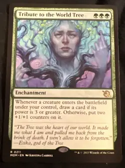 Tribute to the World Tree | NM | March of the Machine | MOM #211 | MTG - Image 1