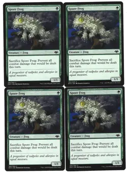 Spore Frog x4 9/10 NM- Magic: The Gathering M:tG Modern Horizons 1 GMH1SF-01 - Image 1