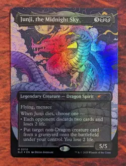 Junji the Midnight Sky 0010 Near Mint NM FOIL SLC Secret Lair Encyclopedia MTG - Image 1