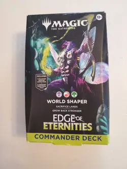 Magic the Gathering Edge of Eternities Commander Deck World Shaper, New Sealed - Image 1