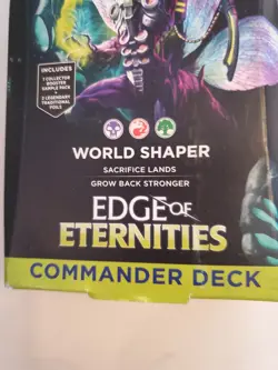 Magic the Gathering Edge of Eternities Commander Deck World Shaper, New Sealed - Image 3