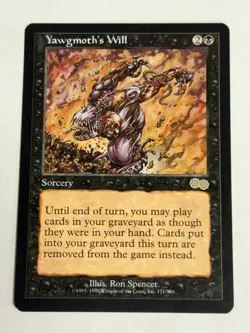 MTG Magic the Gathering Yawgmoth's Will Urza's Saga NM - Image 1