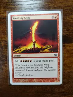 MTG Seething Song 9th Edition LP Light play Magic the Gathering Vintage - Image 1