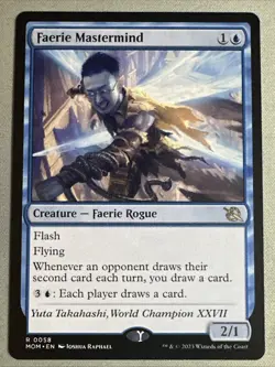 MTG / Faerie Mastermind / MOM / #58 / Regular / Rare / NM - Image 1