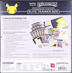 CELEBRATIONS POKEMON CENTER ETB ELITE TRAINER BOX 25TH NEW SEALED POKEMON SWSH - Image 2