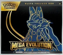 Pokemon Mega Evolutions ETB (Lucario) New/ Factory Sealed - Image 1