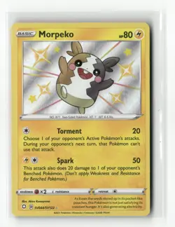 Pokemon TCG English Morpeko SV044/SV122 Shining Fates: Shiny Vault Holo NM - Image 1