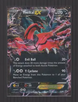 Pokemon 2014 - Yveltal EX XY08 - Ultra Rare Black Star Promo - Square Cut Error - Image 1
