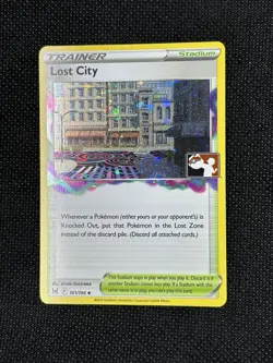 Lost City Cosmos Holo Play! Prize Pack Series 3 4 Stamped Promo Pokemon 161/196 - Image 1