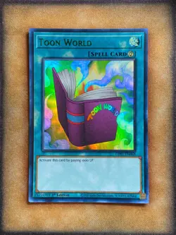 Yugioh Toon World LDS1-EN068 Ultra Rare 1st Ed GREEN NM - Image 1