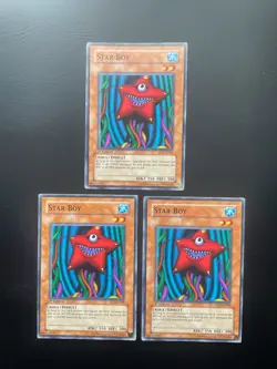 Yugioh Star Boy SD4-EN006 1st Edition Common MP/HP X3 - Image 1