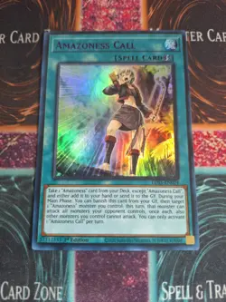 Yu-Gi-Oh! TCG Amazoness Call LDS1-EN024 Purple Ultra Rare 1st Edition Near Mint - Image 1