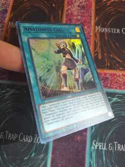 Yu-Gi-Oh! TCG Amazoness Call LDS1-EN024 Purple Ultra Rare 1st Edition Near Mint - Image 2